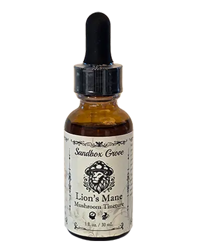 Lion's Mane Mushroom Tincture Sandbox Grove